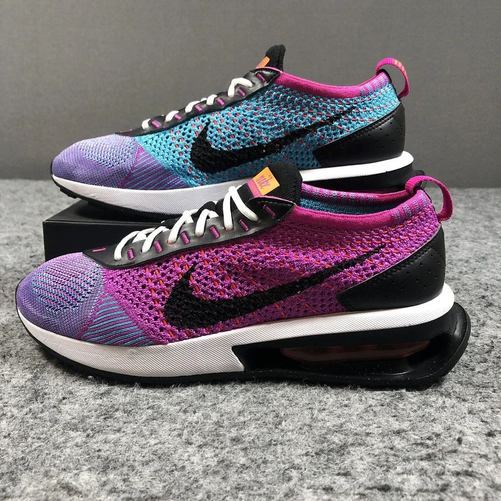 Nike Air Max Flyknit Racer Fuchsia Dream Womens 8.5 Purple Blue FD0822-500